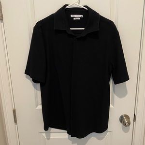 Zara black button up shirt.  Size XL. Like new